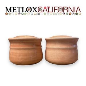 Metlox Colorstax Salt & Pepper Shakers- Apricot
